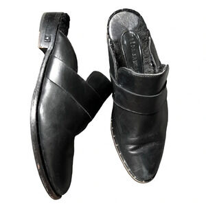 Freda Salvador Keen Mule Flats w/ Shearling Lining Cozy Size 7.5